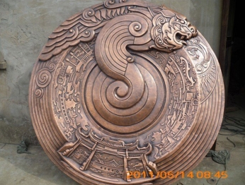 北京紫铜锻造高浮雕